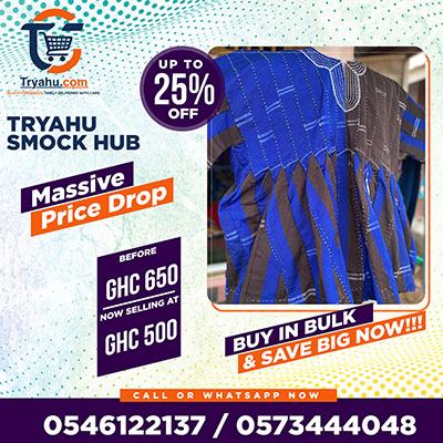 Authentic Ghanaian Smocks | Handwoven Fugu & Batakari � Tryahu